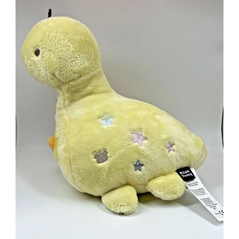 Kiiroitori San-X Original: Plays with Dino Series Plush - Pastel Yellow